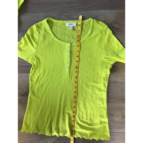 STYLE & CO- WOMEN GREEN LONG SLEEVE CREW NECK WOMEN'S SHIRT SIZE SMALL-NWT - Picture 6 of 6